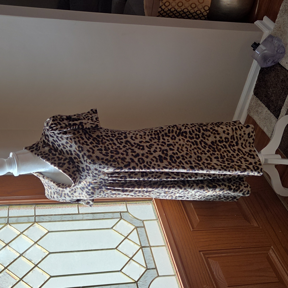 Leopard print dress